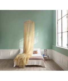 TINA Lurex Gold - Mosquito Net for King Size Bed - four Openings